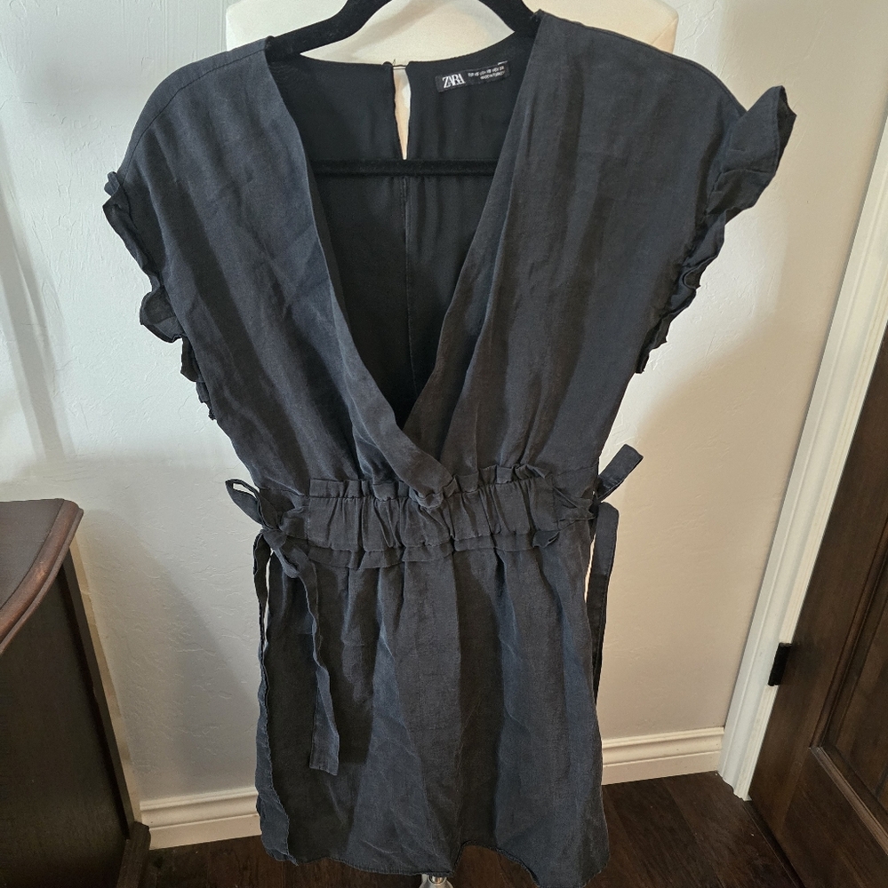 Zara Charcoal Mini Dress